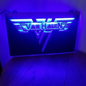 COPY - Van Halen LED light sign 9x12 new mancave …